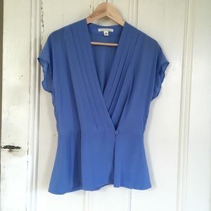 Banana Republic Silk Wrap Blouse